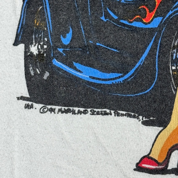 Vintage 90s Big Johnson Deep Socket Wrench Funny Humor Retro 2XL T Shirt - Picture 3 of 8